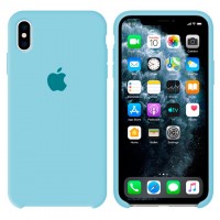 Чехол Silicone Case Original iPhone X, iPhone XS №59 (Turquoise) (N64)