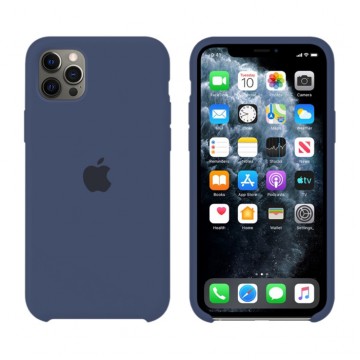 Чехол Silicone Case Original iPhone 12 Pro Max № 8 (Midnight blue) (N08) в Одессе