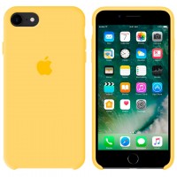 Чехол Silicone Case Original iPhone 7, 8, SE 2020 №55 (Light yellow) (N50)