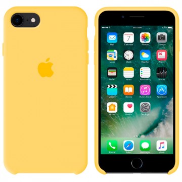 Чехол Silicone Case Original iPhone 7, 8, SE 2020 №55 (Light yellow) (N50) в Одессе