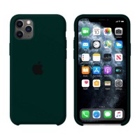 Чехол Silicone Case Original iPhone 11 Pro Max №49 (Dark green) (N56)