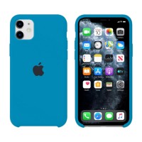 Чехол Silicone Case Original iPhone 11 №38 (Denim Blue)