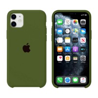 Чехол Silicone Case Original iPhone 12 Mini №48 (Pine forest green) (N45)