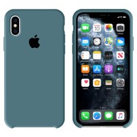 Чехол Silicone Case Original iPhone XS Max №61 (Grandma Ash)