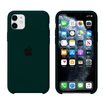 Чехол Silicone Case Original iPhone 11 №49 (Dark green) (N56) в Одессе