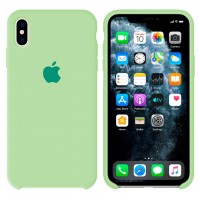 Чехол Silicone Case Original iPhone X, iPhone XS №64 (Avocado) (N61)