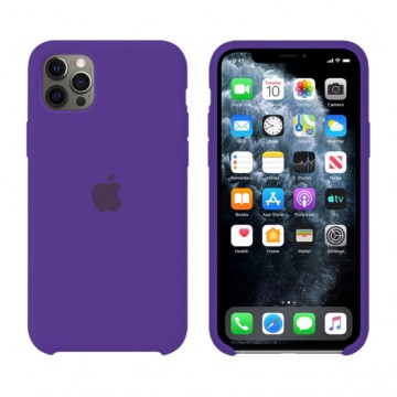 Чехол Silicone Case Original iPhone 12 Pro Max №30 (Dark purple) (N34) в Одессе