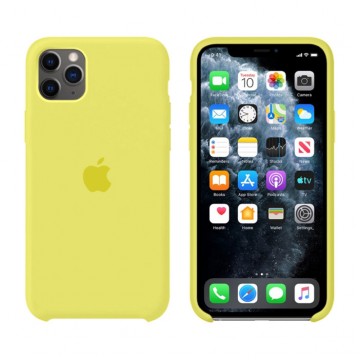 Чехол Silicone Case Original iPhone 11 Pro №37 (Lemon yellow) в Одессе