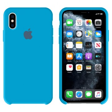 Чехол Silicone Case Original iPhone X, iPhone XS №69 (Denim Blue) в Одессе