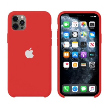 Чехол Silicone Case Original iPhone 12 Pro Max №33 (China red) (N31) в Одессе