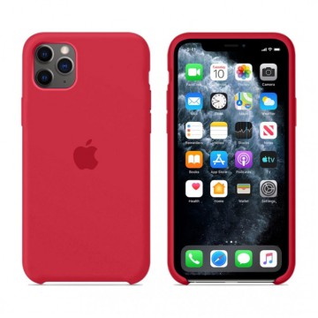 Чехол Silicone Case Original iPhone 11 Pro Max №25 (Camellia Red) (N25) в Одессе