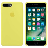 Чехол Silicone Case Original iPhone 7 Plus, 8 Plus №37 (Lemon yellow)