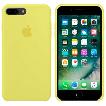 Чехол Silicone Case Original iPhone 7 Plus, 8 Plus №37 (Lemon yellow) в Одессе