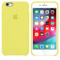 Чехол Silicone Case Original iPhone 6 №37 (Lemon yellow)