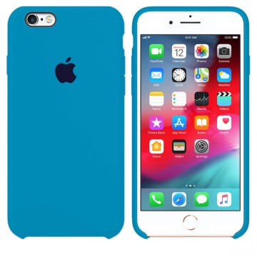 Чехол Silicone Case Original iPhone 6 №38 (Denim Blue) в Одессе