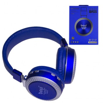 Bluetooth наушники с микрофоном KARLER Boyi 50 синий в Одессе