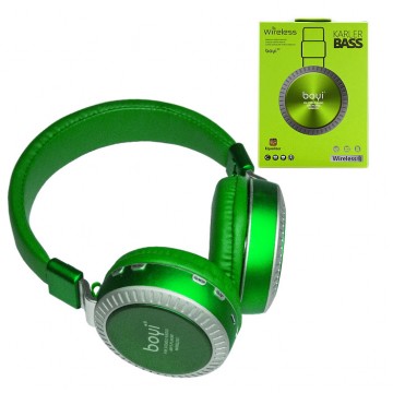 Bluetooth наушники с микрофоном KARLER Boyi 50 зеленые в Одессе