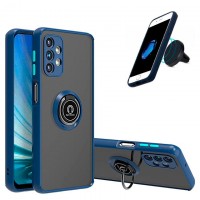 Чехол Goospery Ring Case 3в1 Xiaomi Redmi Note 10 Pro, Note 10 Pro Max темно-синий