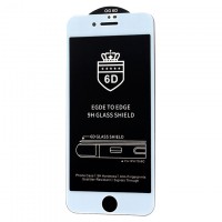 Защитное стекло 6D OG Crown iPhone 6 white