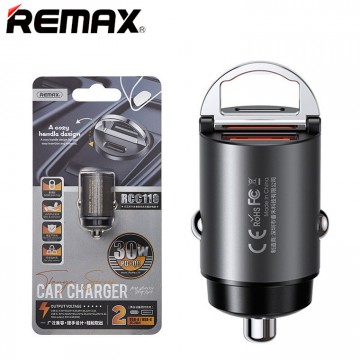 Автомобильное зарядное устройство Remax RCC110 PD 30W QC3.0 1USB gray в Одессе