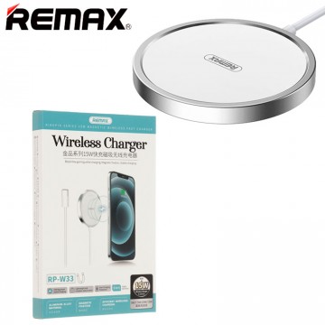 Беспроводное зарядное устройство Remax RP-W33 с поддержкой MagSafe white в Одессе