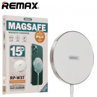Беспроводное зарядное устройство Remax RP-W37 с поддержкой MagSafe gray