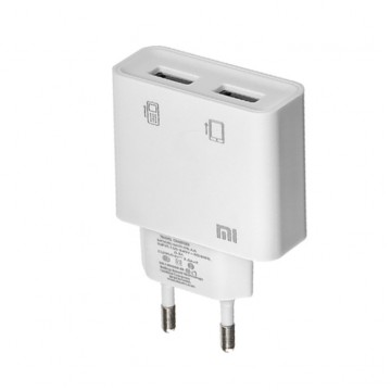 Сетевое зарядное устройство Xiaomi DK-M2 2USB 2.0A без уп. white в Одессе