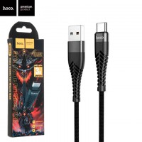 USB кабель Hoco UD02 Type-C 1m черный