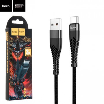 USB кабель Hoco UD02 Type-C 1m черный в Одессе