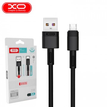 USB кабель XO NB-Q166 micro USB 1m черный в Одессе