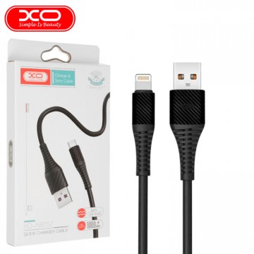 USB кабель XO NB157 Lightning 1m черный в Одессе