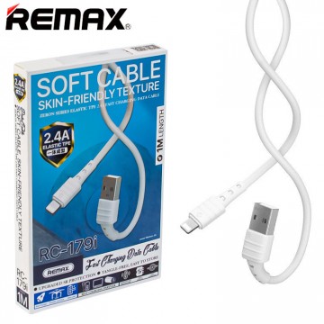 USB кабель Remax RC-179i Lightning белый в Одессе