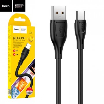 USB кабель Hoco X61 Type-C 1m черный в Одессе