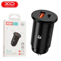 Автомобильное зарядное устройство XO CC38 PD 20W QC3.0 1USB black