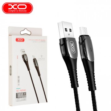 USB кабель XO NB145 micro USB 1m черный в Одессе