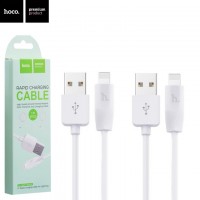 USB кабель Hoco X1 2pcs Lightning 1m белый