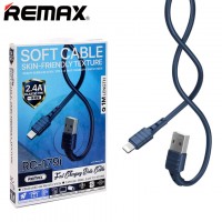 USB кабель Remax RC-179i Lightning синий