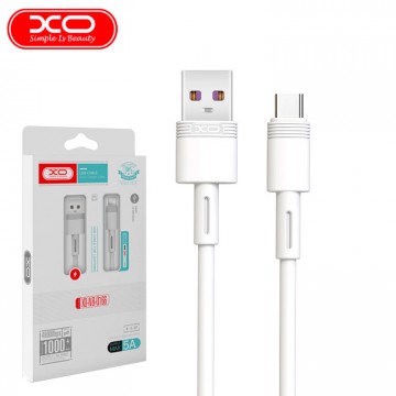 USB кабель XO NB-Q166 Type-C 1m белый в Одессе