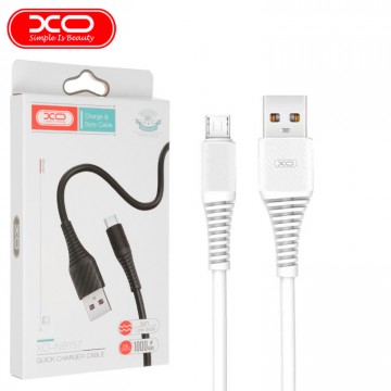 USB кабель XO NB157 micro USB 1m белый в Одессе