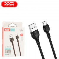 USB кабель XO NB200 Type-C 1m черный