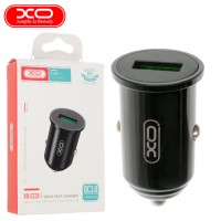 Автомобильное зарядное устройство XO CC35 QC3.0 18W 1USB black