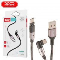 USB кабель XO NB176 Type-C 1.2m черный