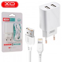 Сетевое зарядное устройство XO L71 2USB 2.4A Lightning white