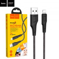 USB кабель Hoco X58 Lightning 1m черный