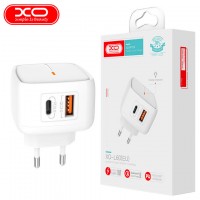 Сетевое зарядное устройство XO L60 PD QC3.0 18W 1USB  white