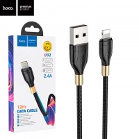 USB кабель Hoco U92 Lightning 1.2m черный