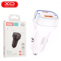 Автомобильное зарядное устройство XO CC37 PD 20W QC3.0 1USB white