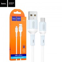 USB кабель Hoco X65 micro USB 1m белый