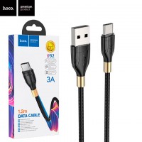 USB кабель Hoco U92 Type-C 1.2m черный