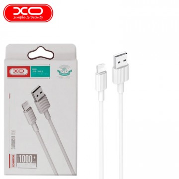 USB кабель XO NB156 Lightning 1m белый в Одессе